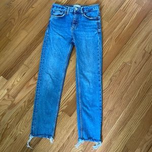 Zara High Rise Denim Jeans